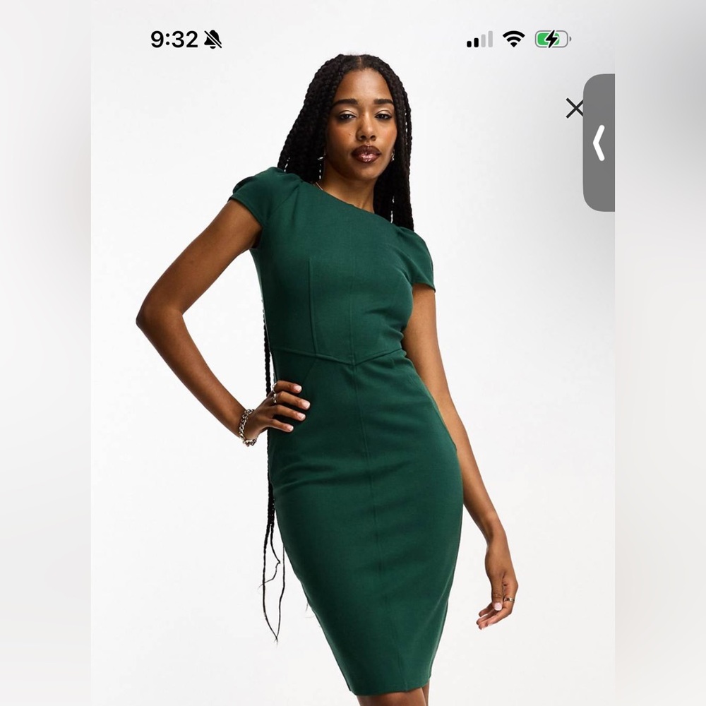 Elegant Green Bodycon Dress